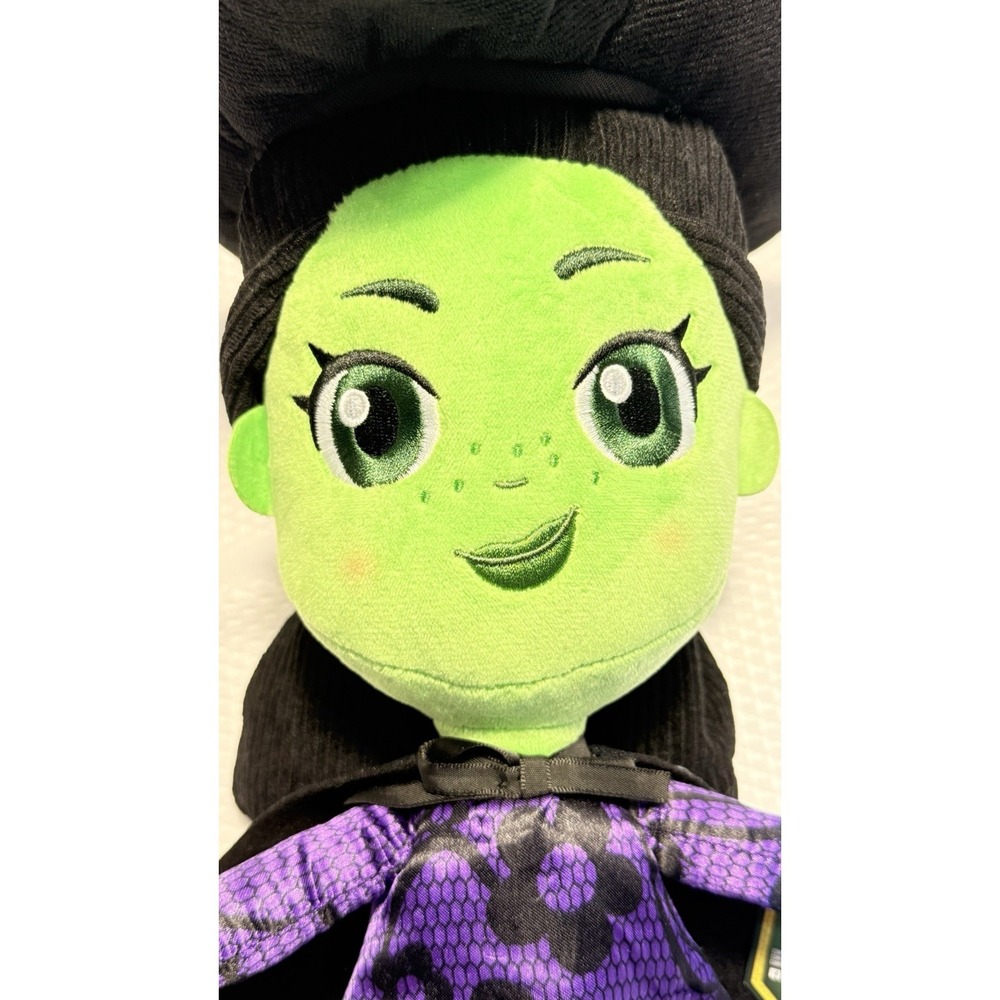 Halloween Collectable New Wicked Elphaba 19" Soft Cuddly Doll w/ Tags Hand Wash - Picture 3 of 9
